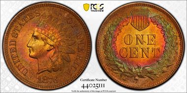 1876 1C MS64RB