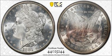1881-S $1 MS65