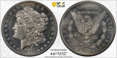 1879-S $1 Reverse of 1878 AU58