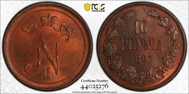 1895 10 Pen MS64BN