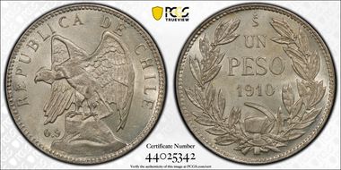 1910-So Peso MS63