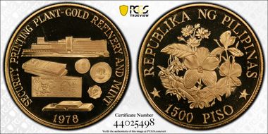 1978 1500 P New Mint PR69DCAM