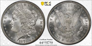 1879-S $1 MS67