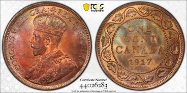 1917 1C MS64RB