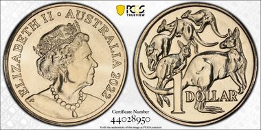 2022 $1 MS68