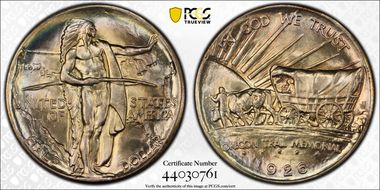 1926 50C Oregon MS67