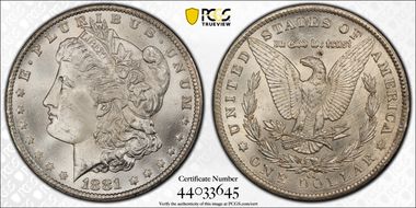 1881-CC $1 MS66