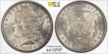 1900 $1 MS66+