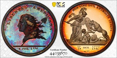 2004 AR Medal Libertas Americana Restrike PR64DCAM