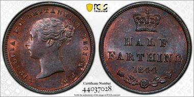 1844 1/2 Far S-3951 MS63BN