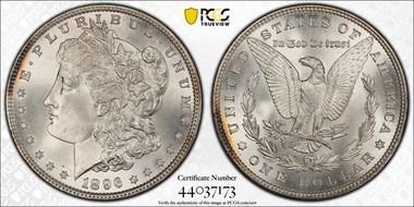 1896 $1 MS67