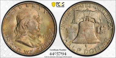 1950-D 50C MS66+ FBL