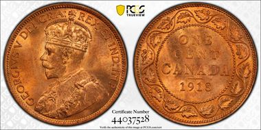 1918 1C MS65RD