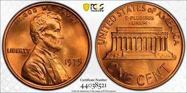 1975 1C MS67RD