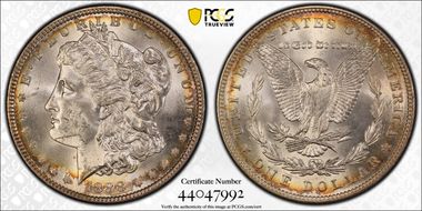 1888 $1 VAM 16A Doubled Reverse MS64