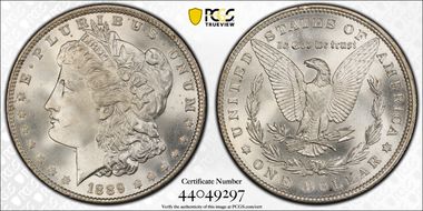 1889 $1 MS66+