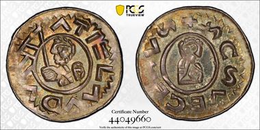 (1061-86) Denar Cach-334 MS63