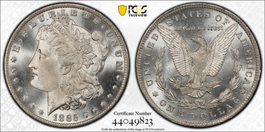 1885-O $1 MS66