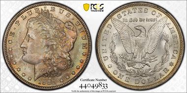 1888-O $1 MS65+