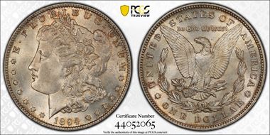 1894 $1 MS63