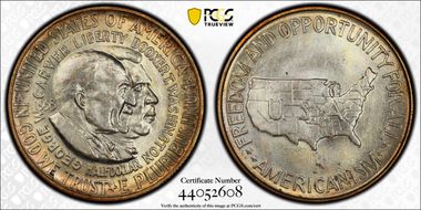 1953-D 50C Washington-Carver MS66