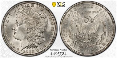 1902 $1 MS65