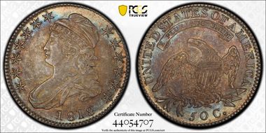 1818 50C O-109a MS61