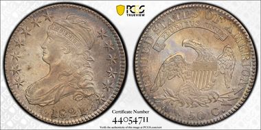 1821 50C O-101a MS62