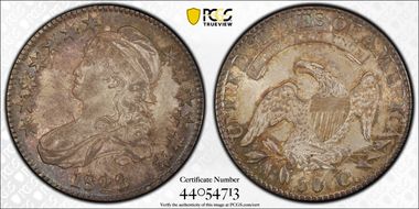 1823 50C O-110, Perfect 3 MS64