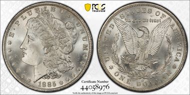 1885-O $1 MS64