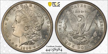 1896 $1 MS65