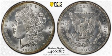 1904-O $1 MS66+