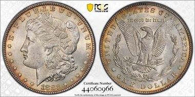 1882 $1 MS63