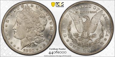 1880/79-CC $1 Reverse of 1878 MS66