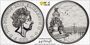 2015 £100 Buckingham Palace MS69