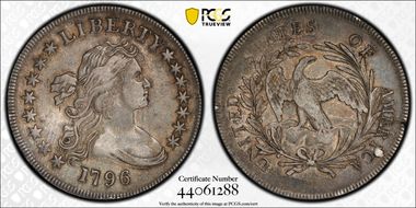 1796 $1 BB-65 VF35