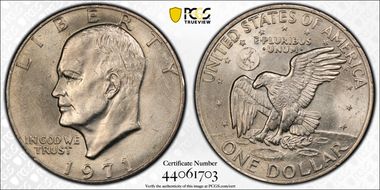1971 $1 MS62