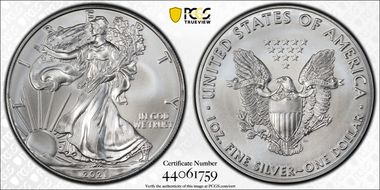 2021 $1 Silver Eagle - Type 1 First Strike MS69