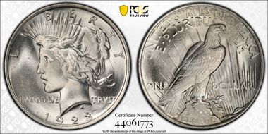 1923 $1 MS66+