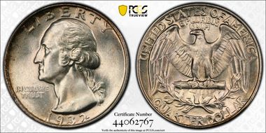 1932 25C MS66+