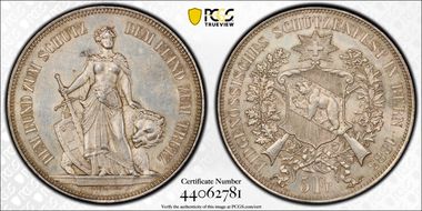 1885 5 Fr Bern R-193 N1