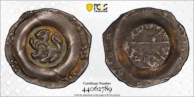 (1215-50) Pfg Friedrich II AU58+