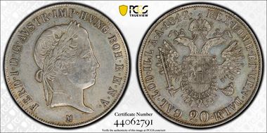 1842-M 20 Kr N1