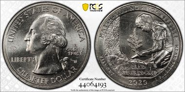 2020-W 25C Marsh-Billings-Rockefeller NP V75 MS65