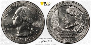 2020-W 25C Marsh-Billings-Rockefeller NP V75 MS65