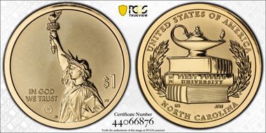 2021-S $1 American Innovation NC Rev PR 1st Public University First Strike PR70