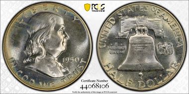 1950 50C PR67