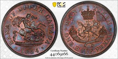 1854 1/2D PC-5C1 BR-720 MS65BN