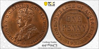 1936 (m) 1D KM-23 MS64RB
