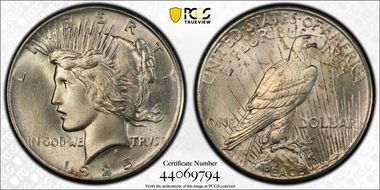 1925 $1 MS66